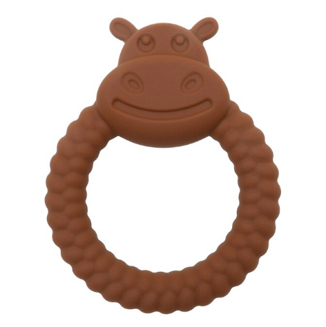 Silicone Hippo Teethers