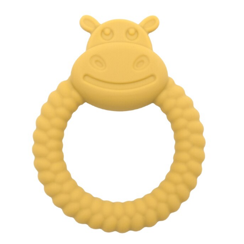 Silicone Hippo Teethers