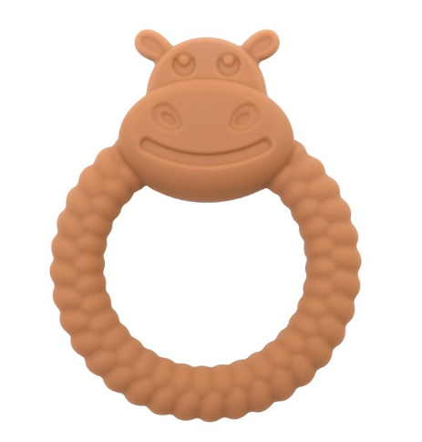 Silicone Hippo Teethers