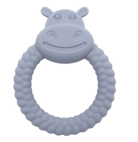 Silicone Hippo Teethers