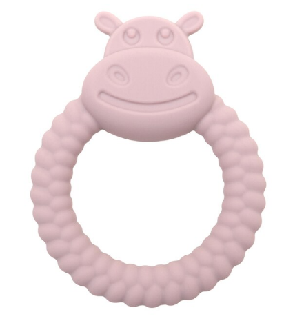 Silicone Hippo Teethers